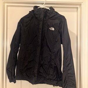The North Face Black Mesh-Lined Rain Jacket